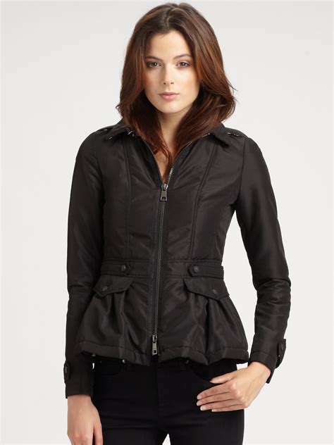 burberry peplum jacket|burberry coats for women.